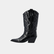 Biajody Western Boots Black