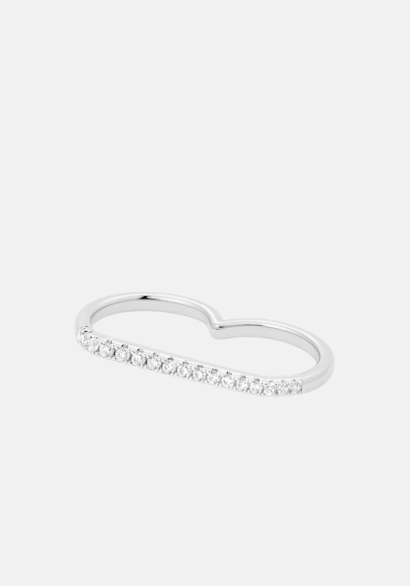 Bari Diamond Ring Silver