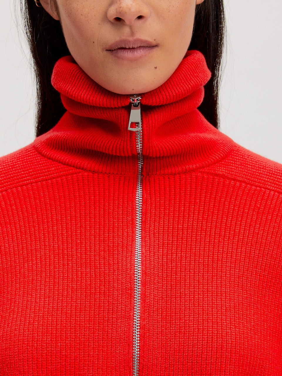 Lucila cardigan red wash