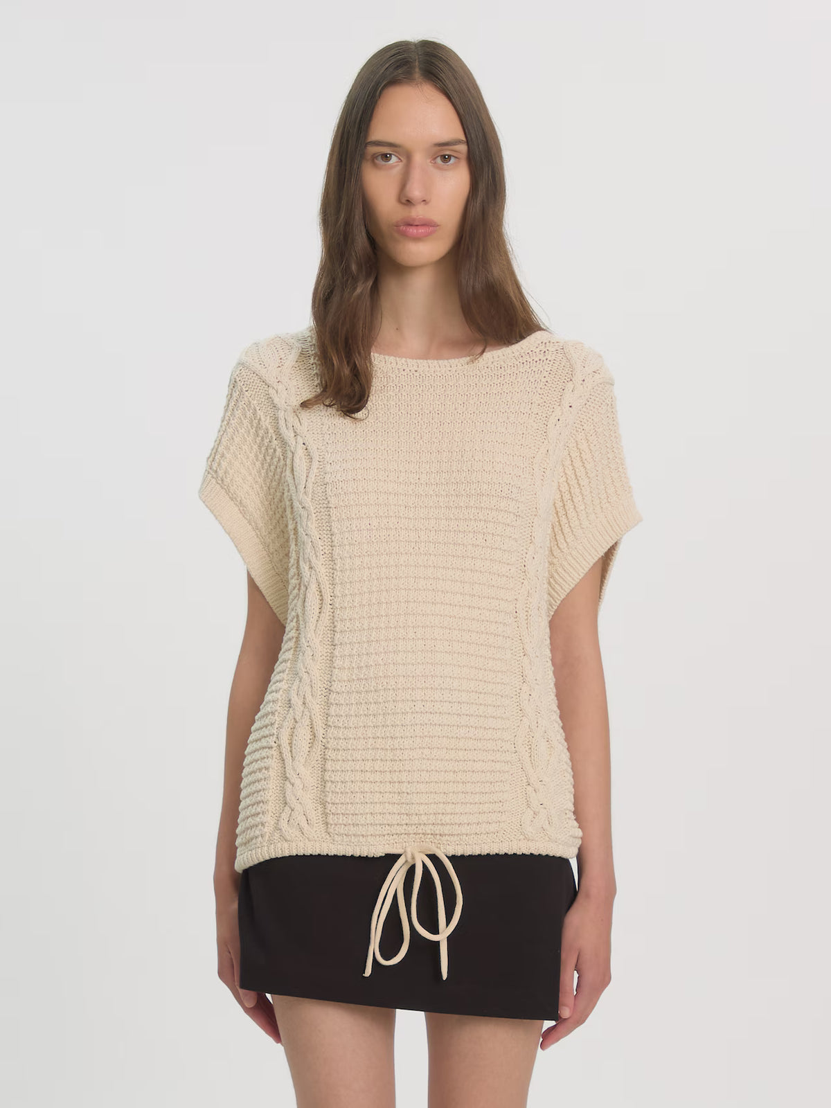 Jesse Knit Vest Off White
