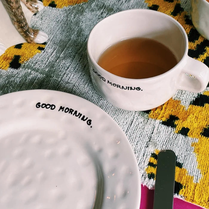 Goodmorning cappuccino mug