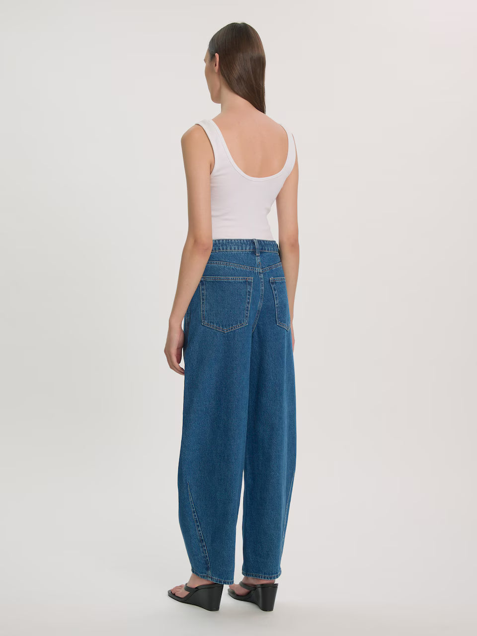 Camilla denim trousers mid blue denim