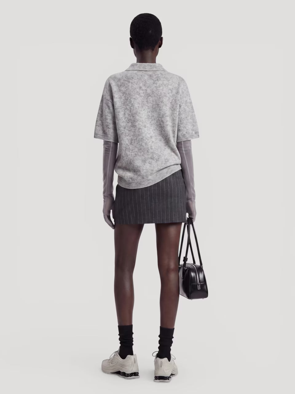 Callie polo shirt light grey