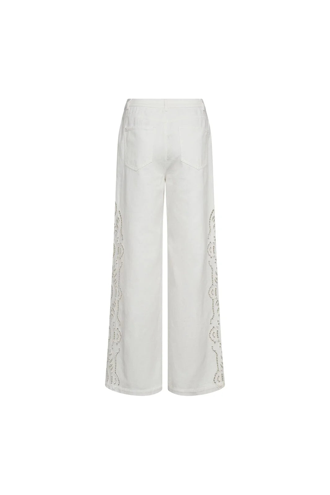 Colette cc embroidery pants white