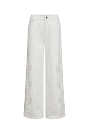 Colette cc embroidery pants white