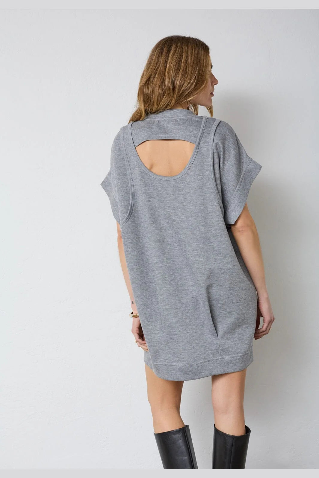 Lance cc sweat dress grey melange