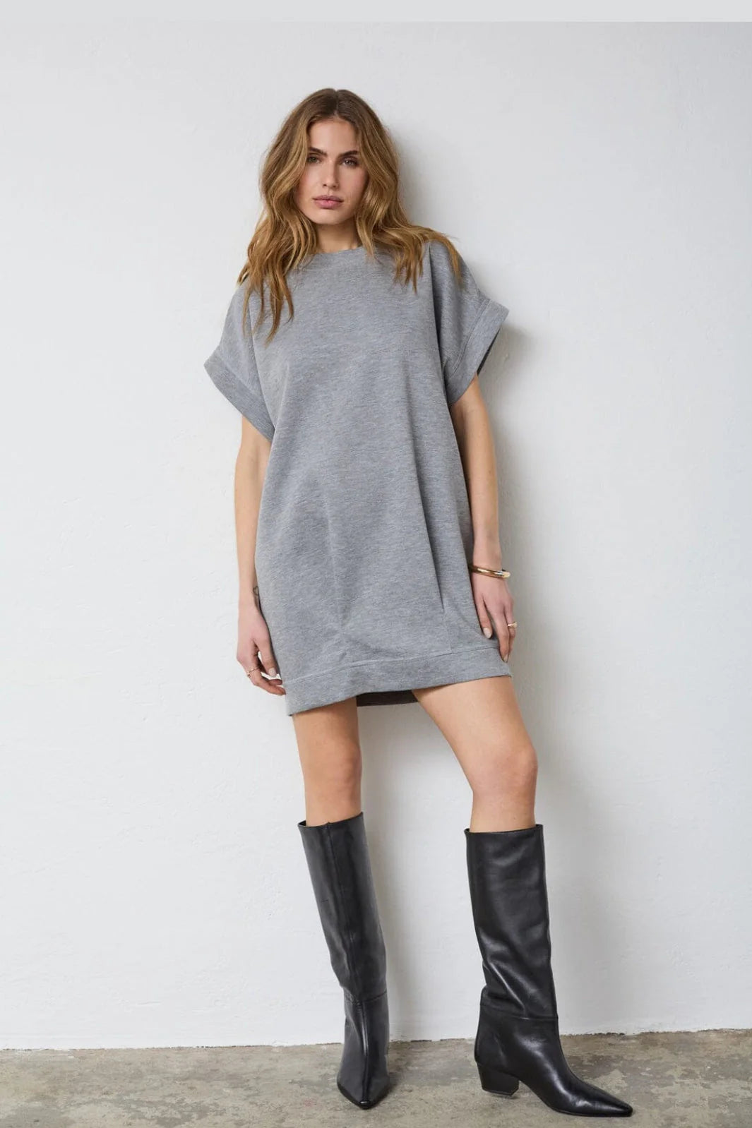 Lance cc sweat dress grey melange