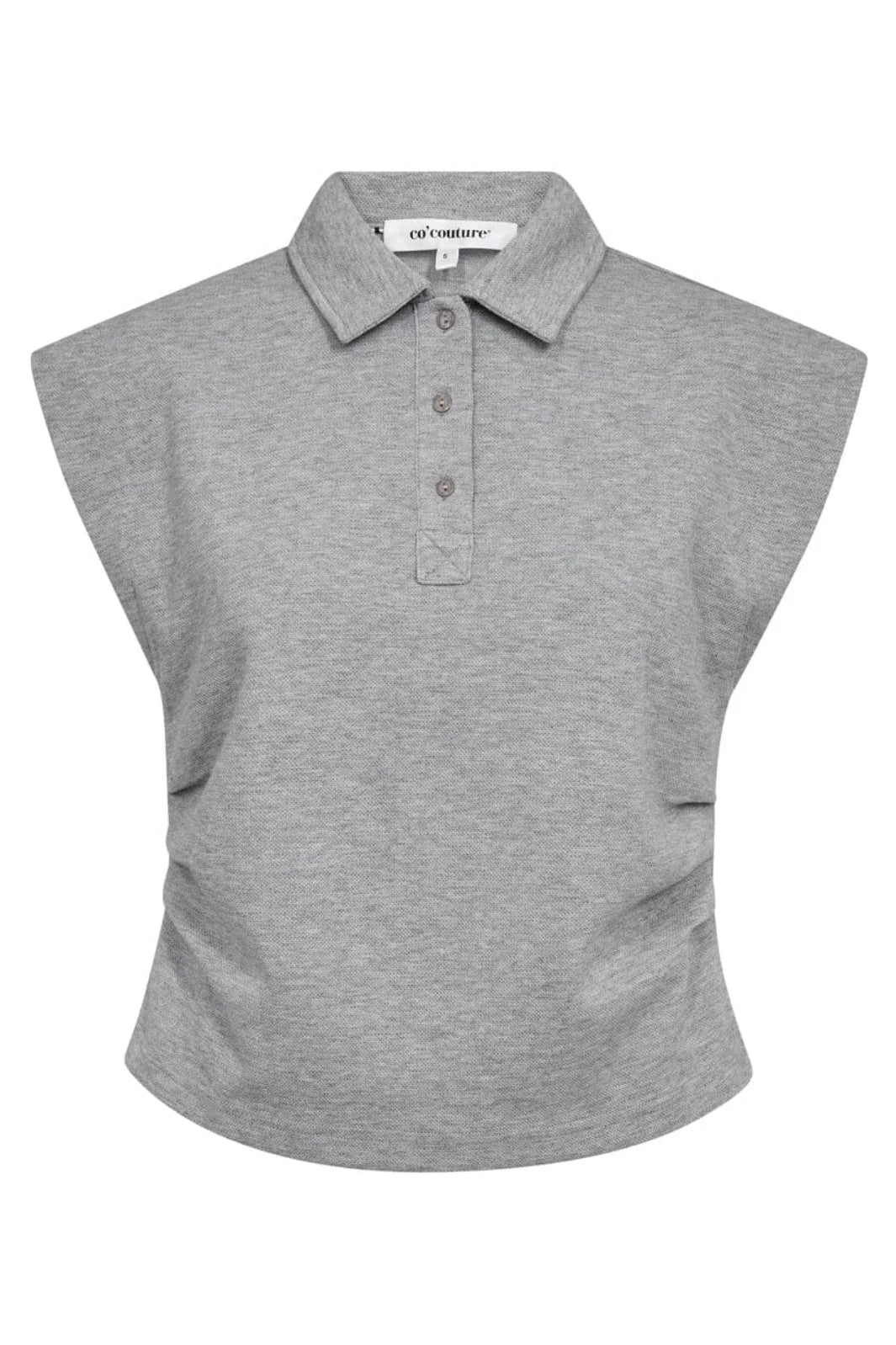Sida cc polo top grey melange