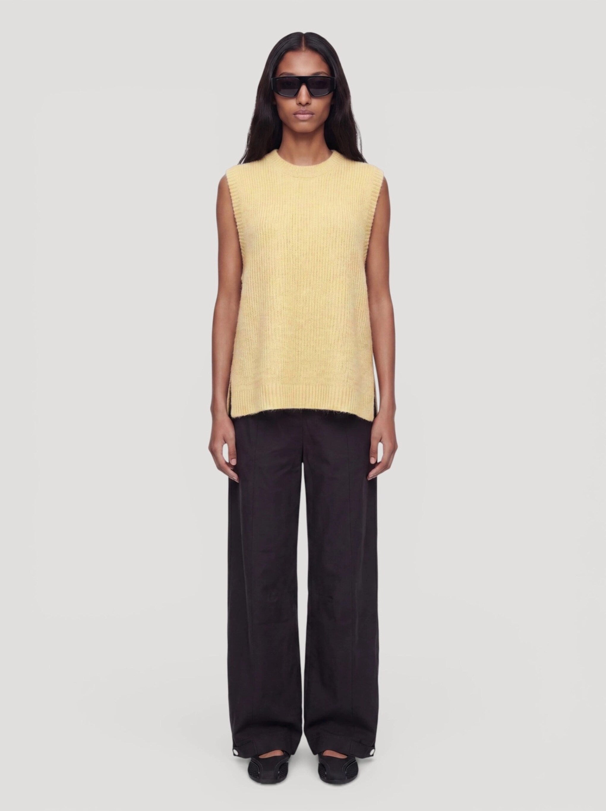 Thanya knit vest flan