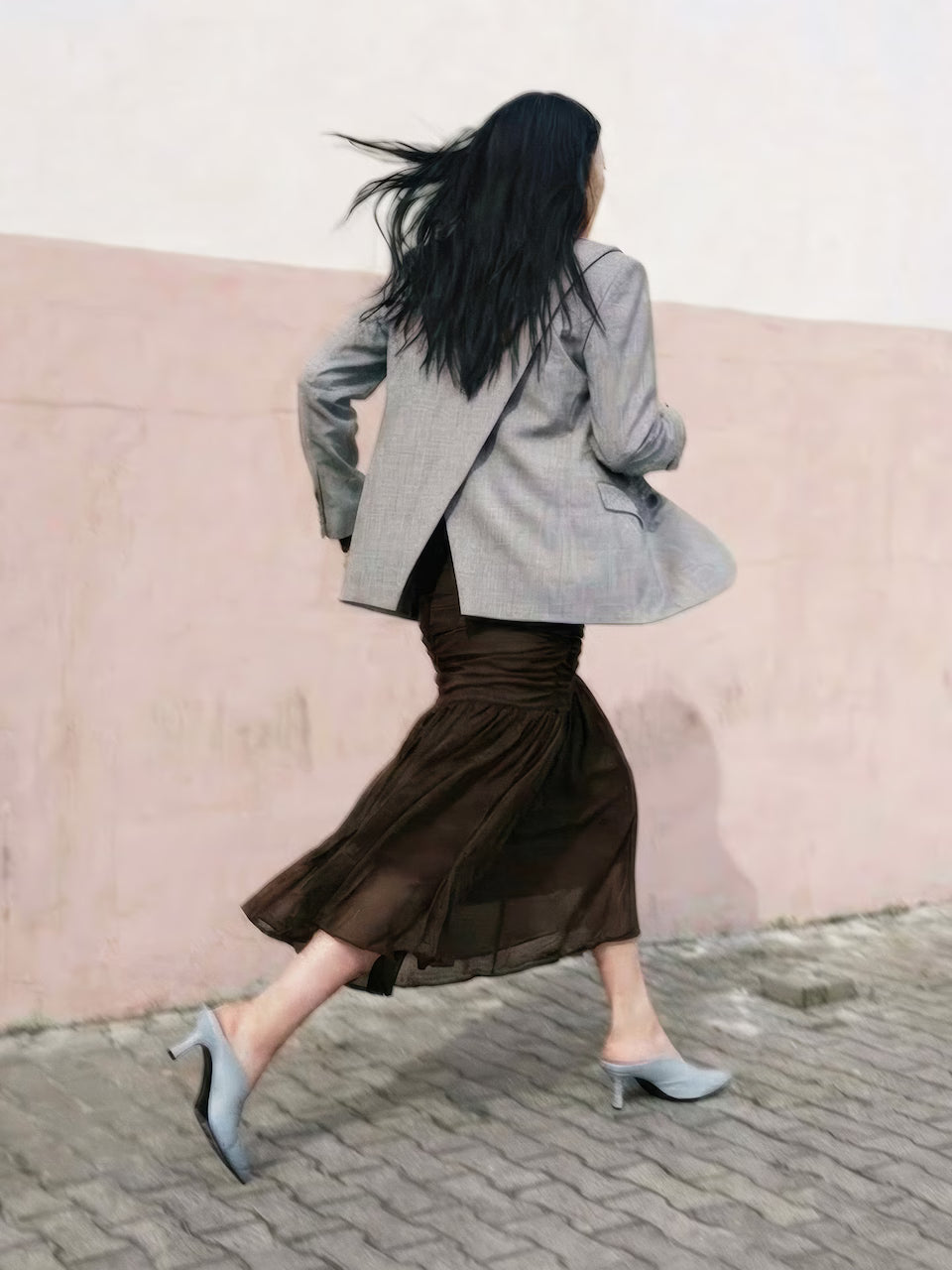 Kelani blazer grey melange