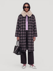 Ignacio Coat Pink check