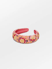 Asflora Wide Beaded Hairbrace Pink
