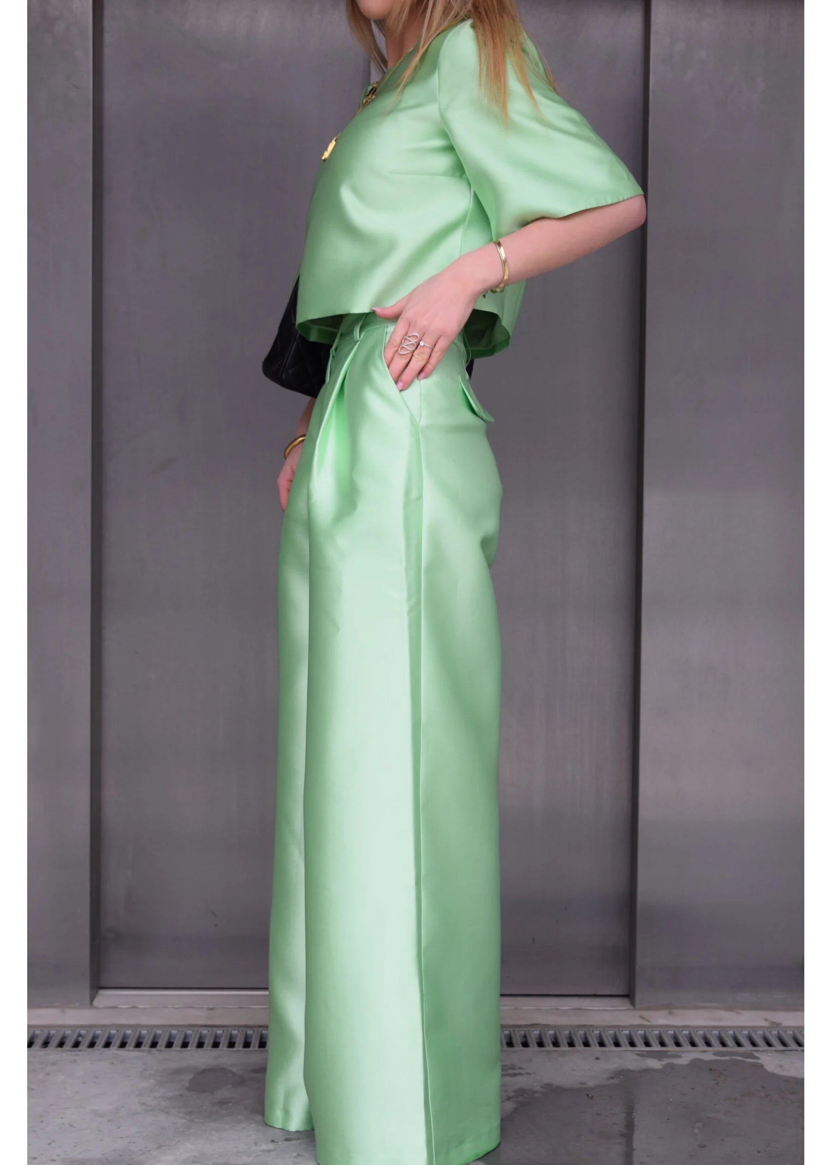 Amalia trousers mint green