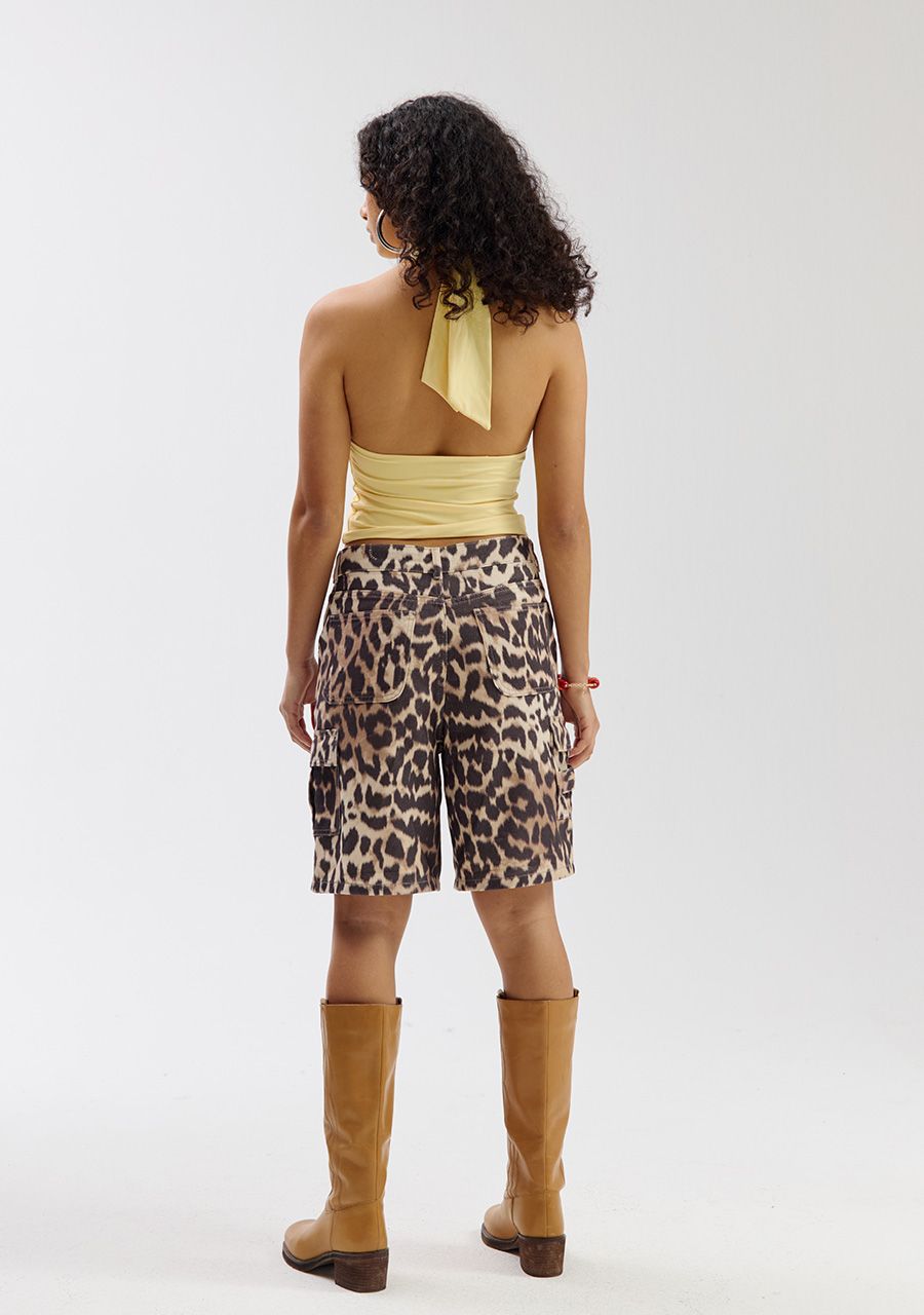 Scott short lexie leopard
