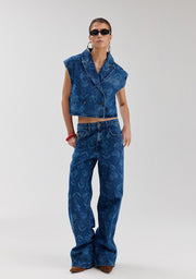 Mayra pants mid blue