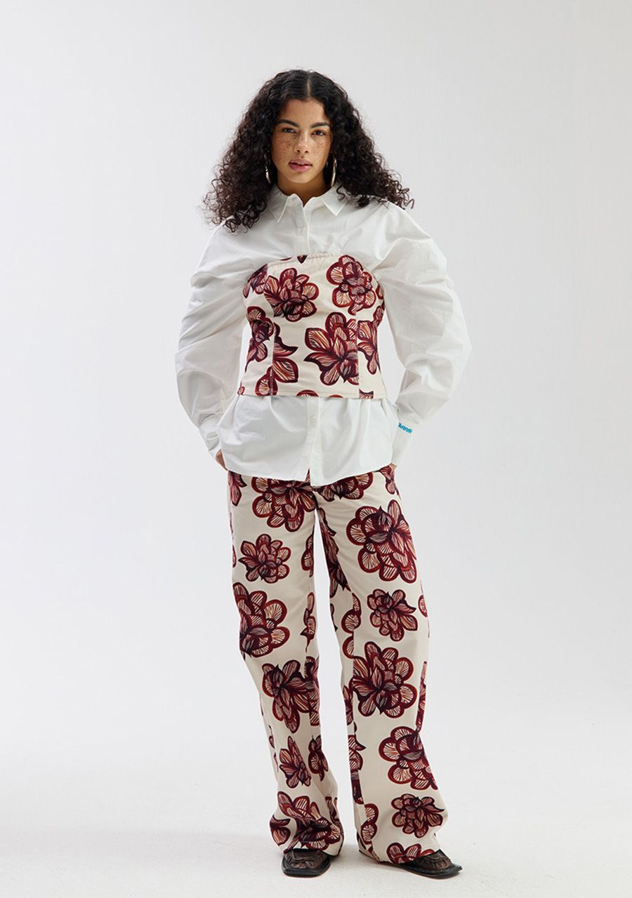 Delice Top Desert Flower Ecru