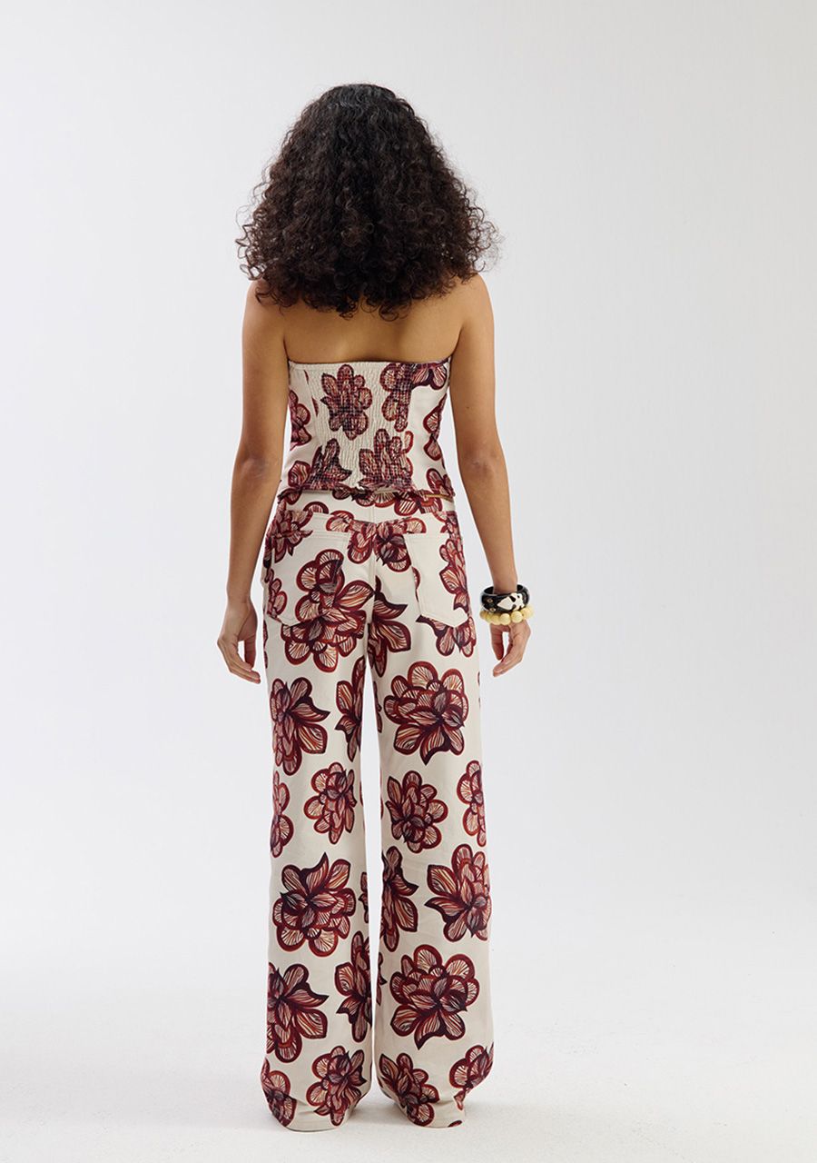 Delice Top Desert Flower Ecru