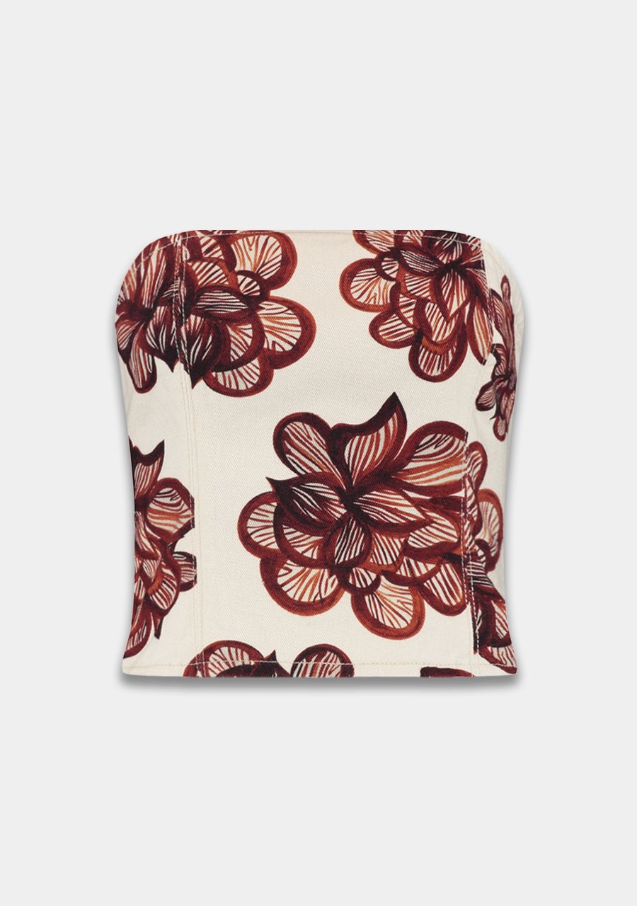 Delice Top Desert Flower Ecru