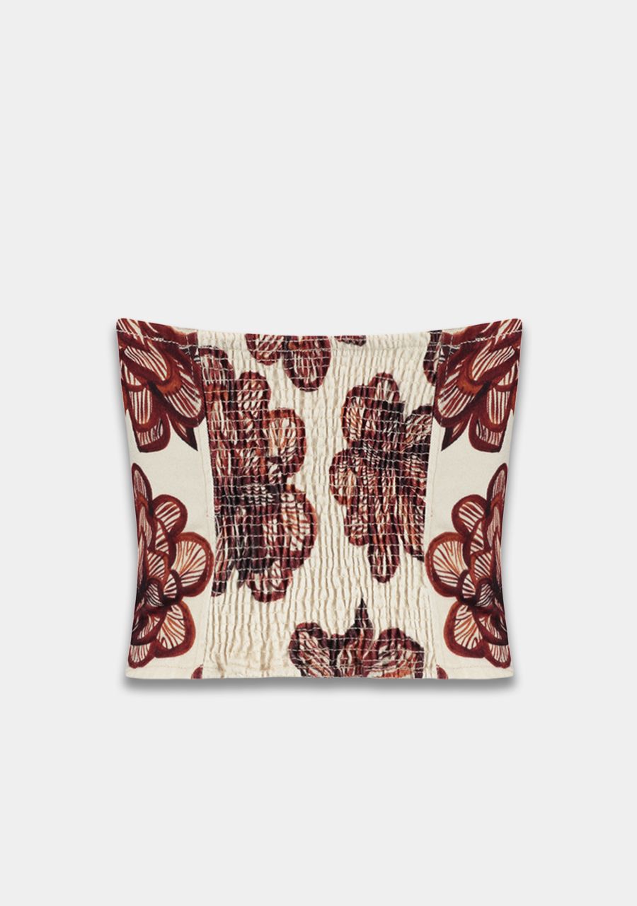 Delice Top Desert Flower Ecru