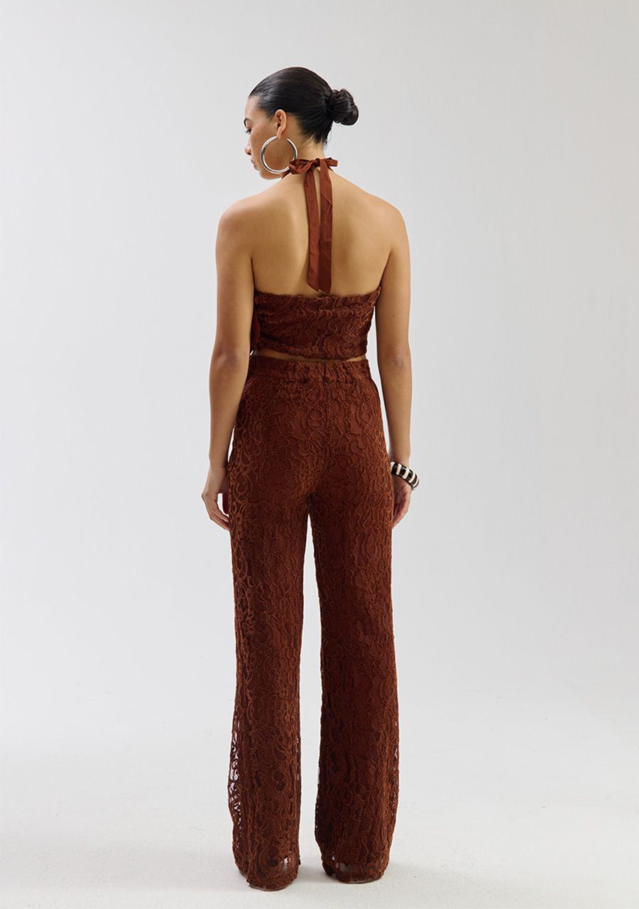 Lola Pants Saddle Brown