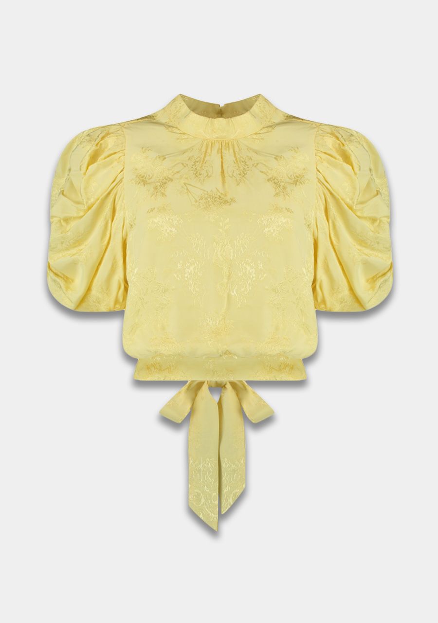 Macy blouse light yellow