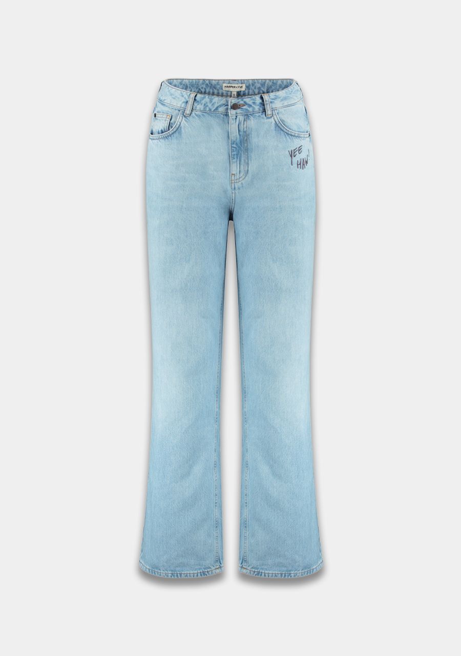 Yve jeans yee haw light blue