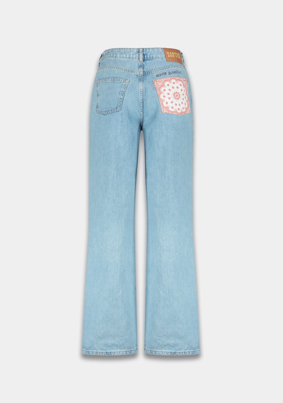 Yve jeans yee haw light blue