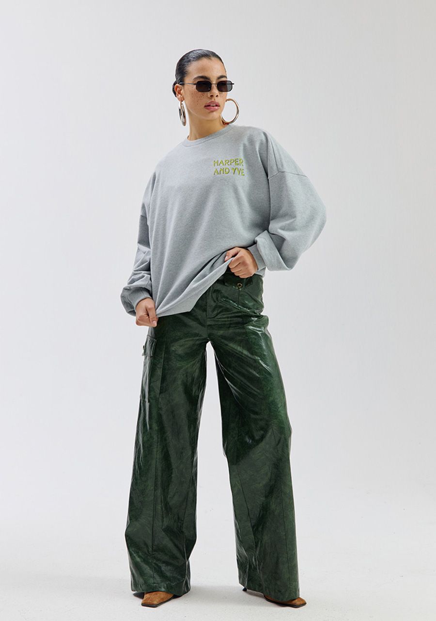 Club Avocado Sweater Grey