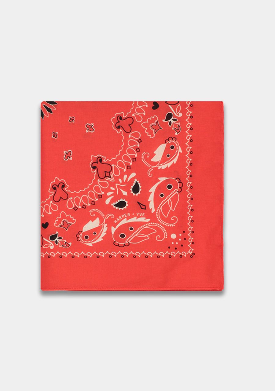 Bandana Scarf Poppy Red
