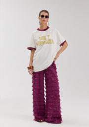 Lo pants cassis