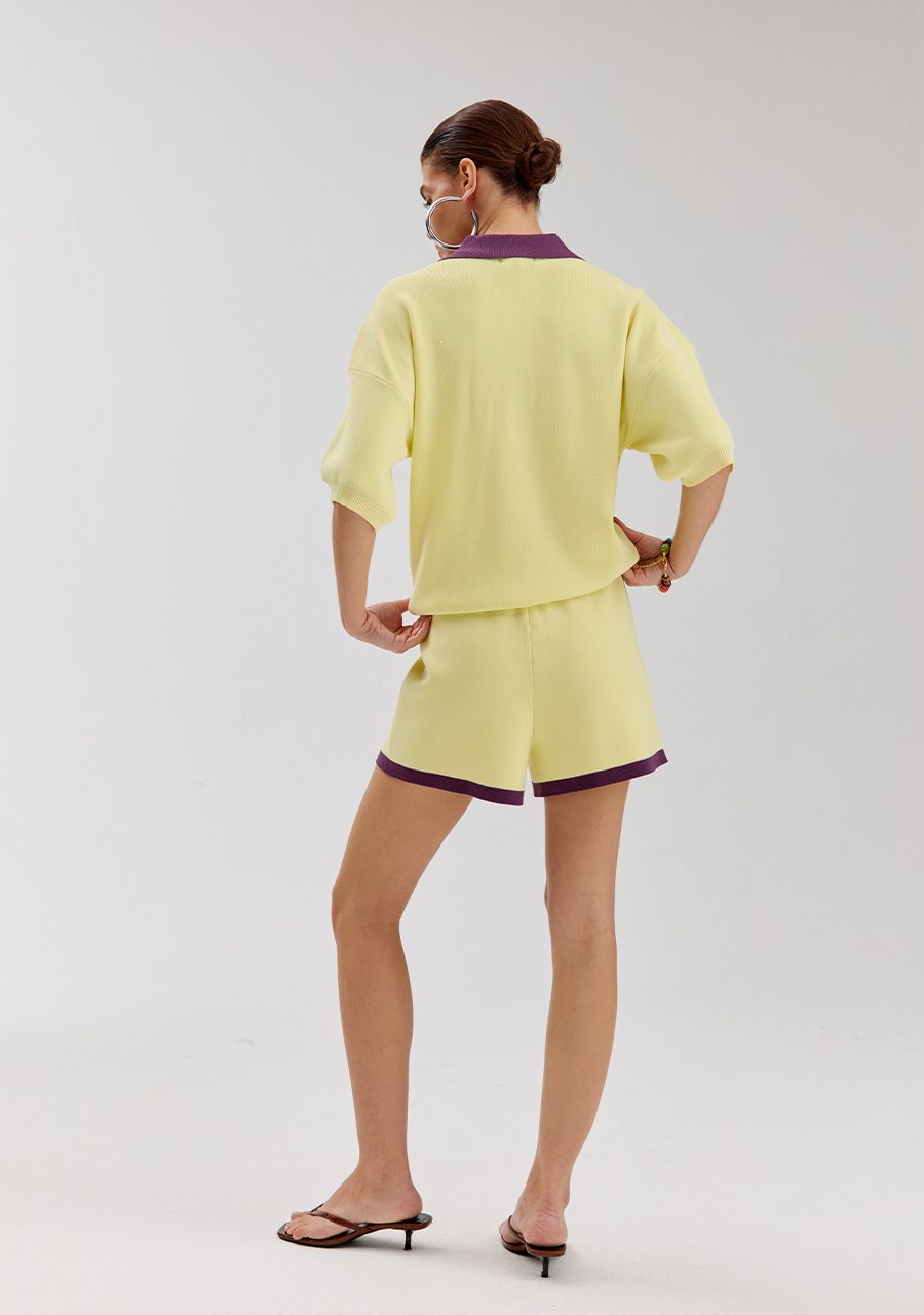 Loki short yellow purple
