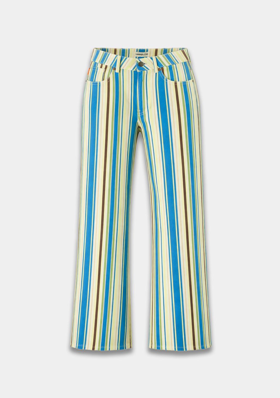 Mayra pants blue stripes