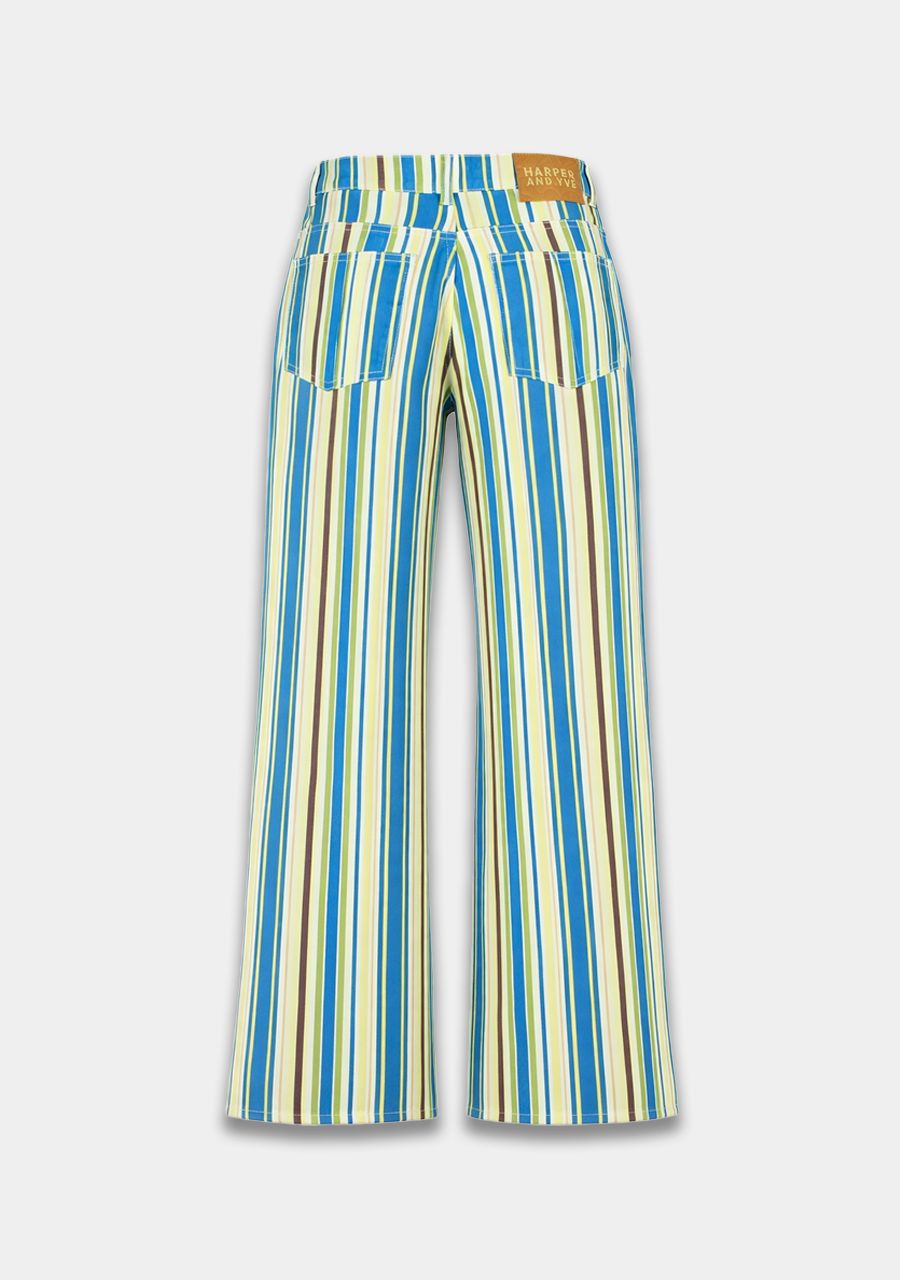 Mayra pants blue stripes