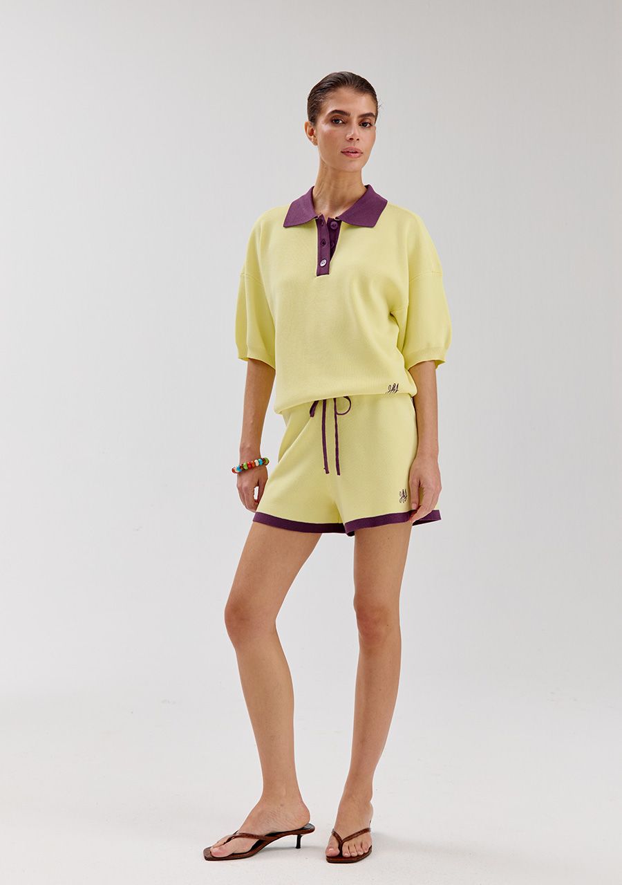 Sanny polo top yellow