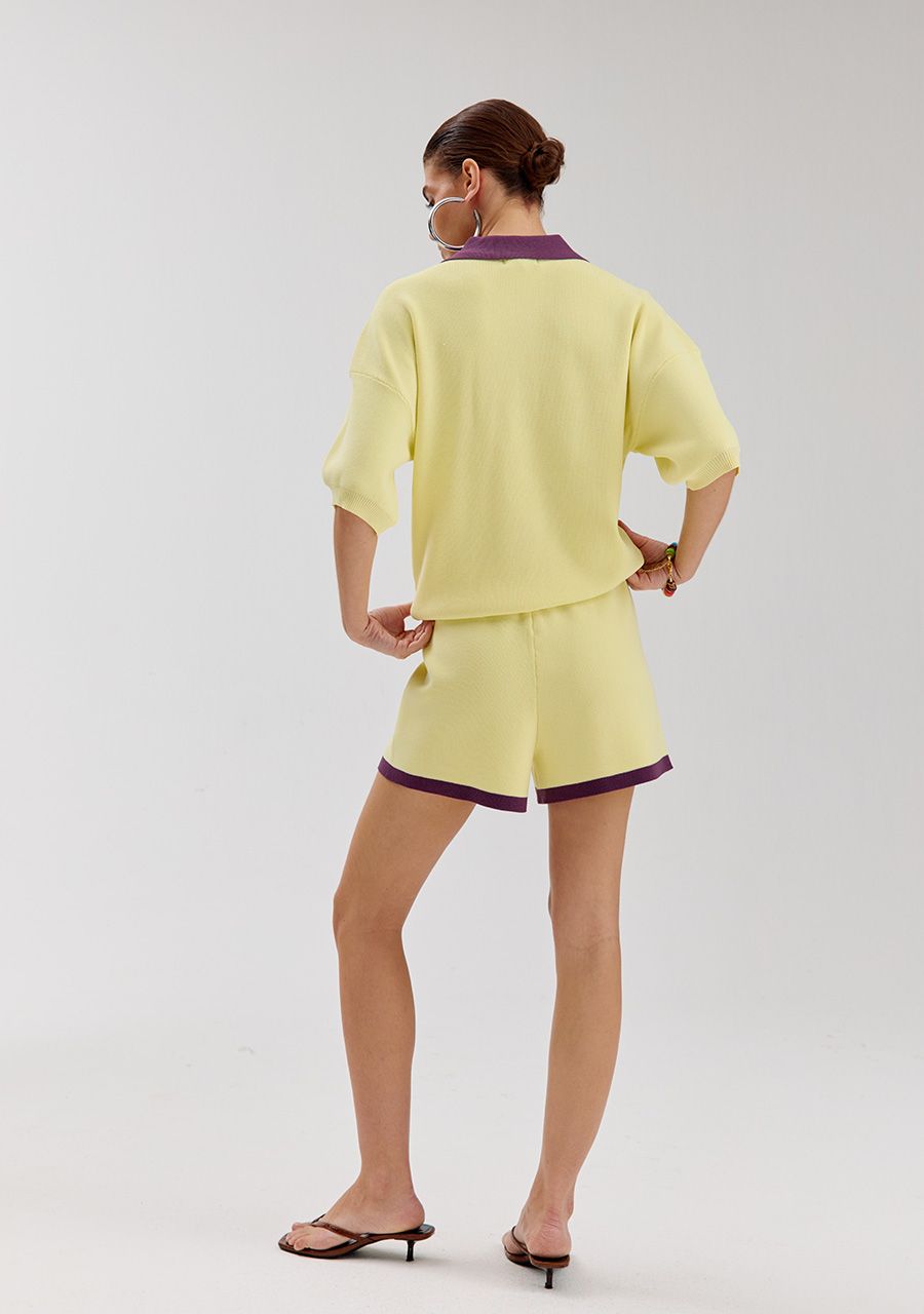 Sanny polo top yellow