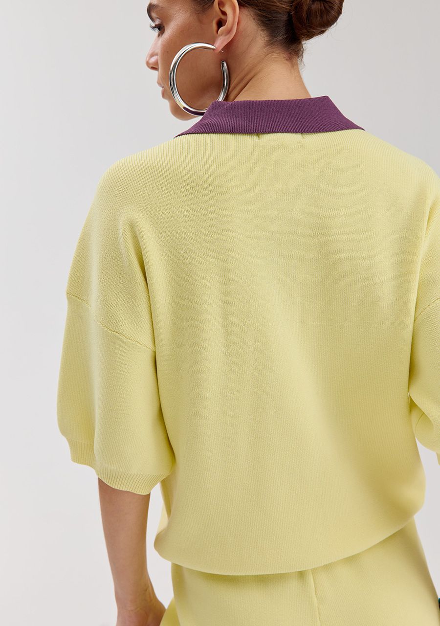 Sanny polo top yellow