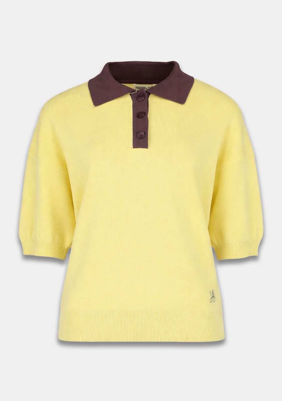 Sanny polo top yellow