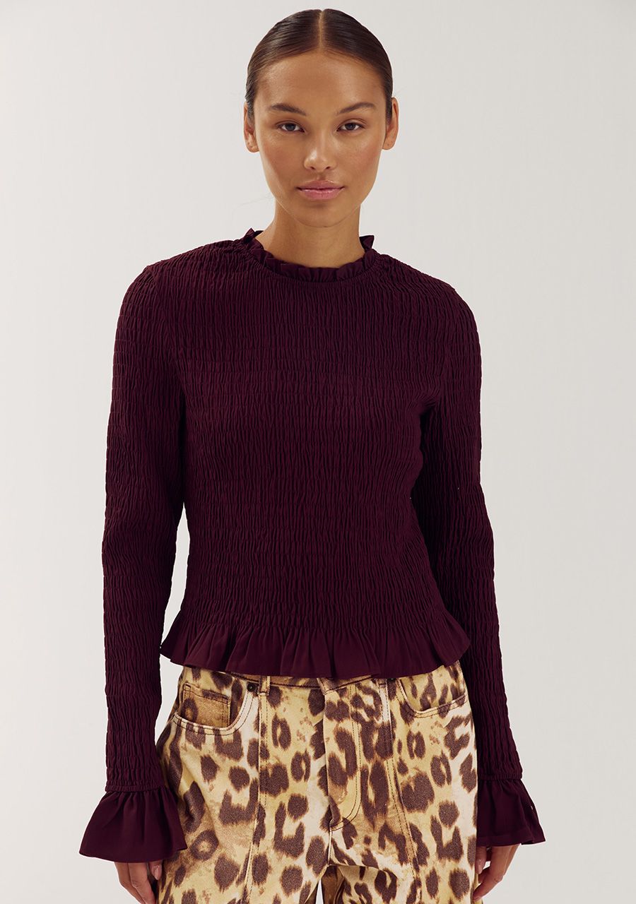 Veerle blouse burgundy