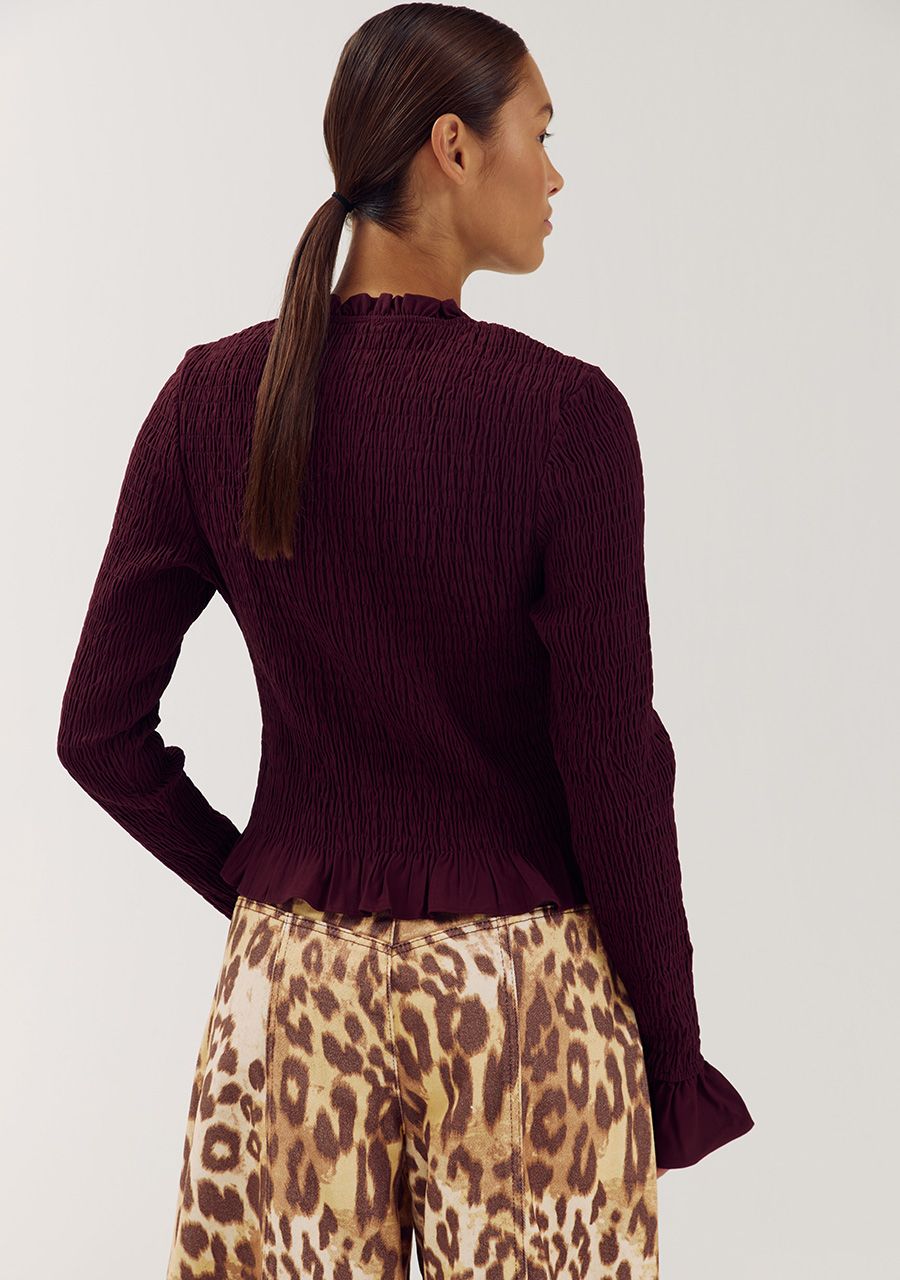Veerle blouse burgundy