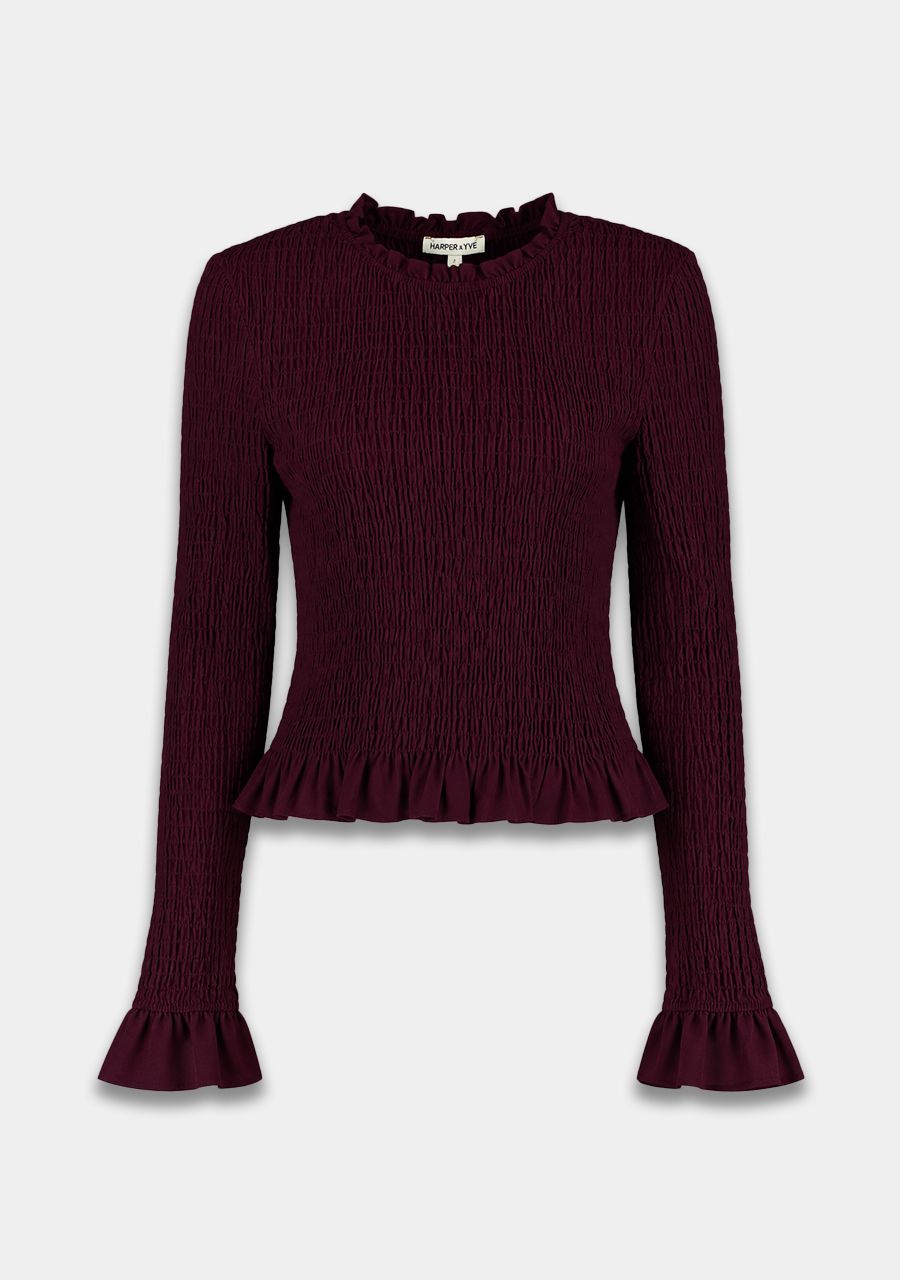 Veerle blouse burgundy