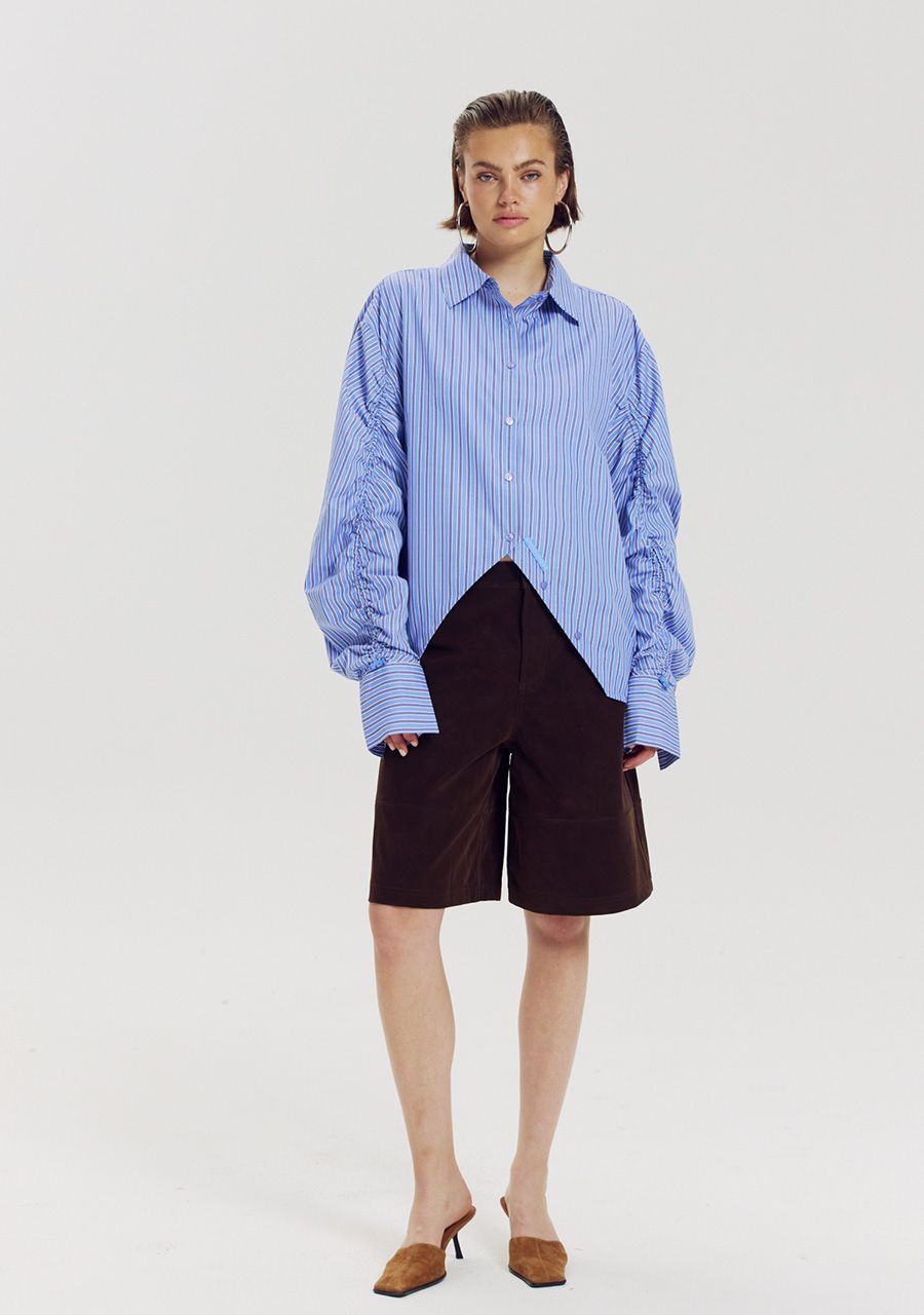 Ted long sleeve stripe blue