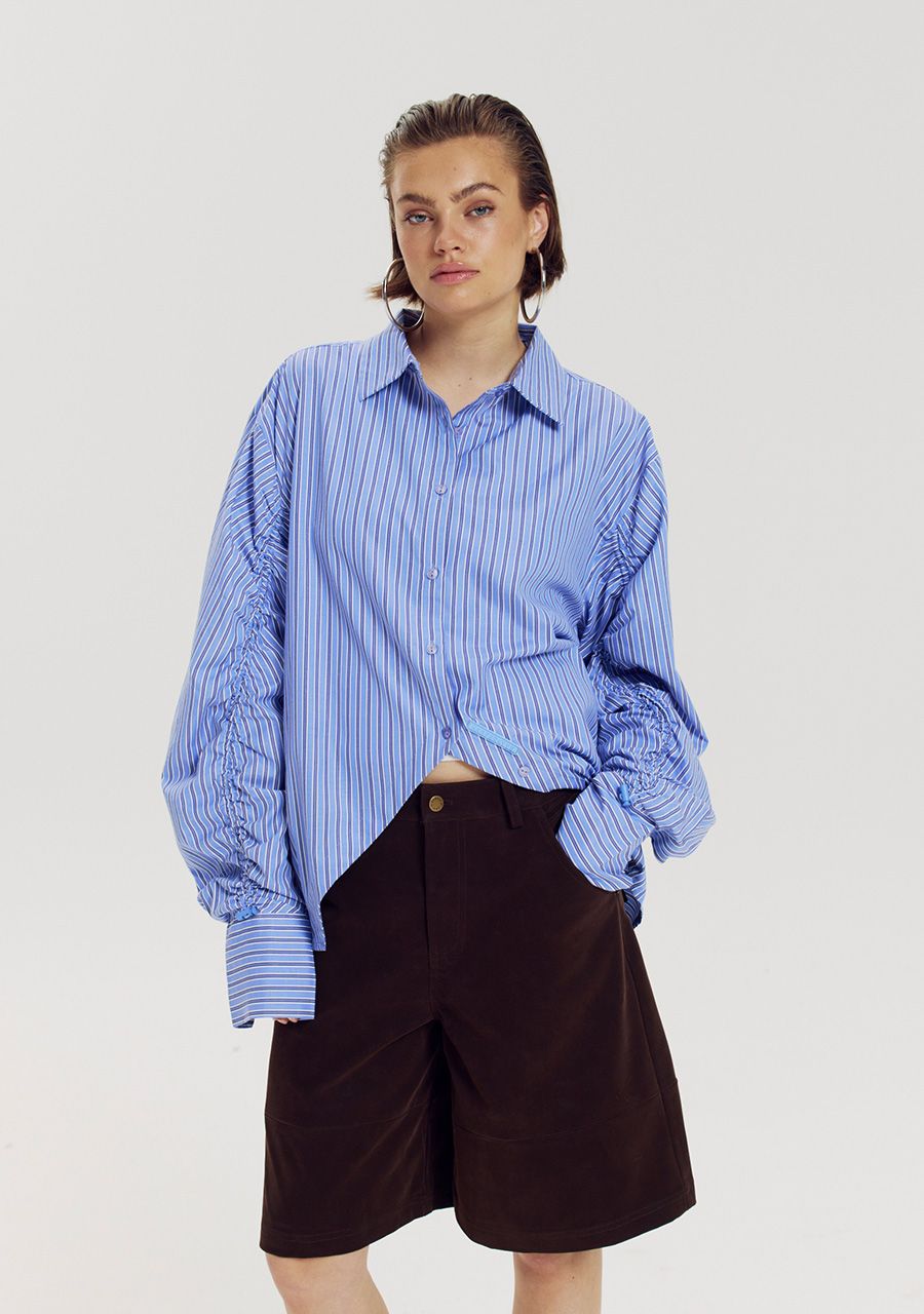 Ted long sleeve stripe blue