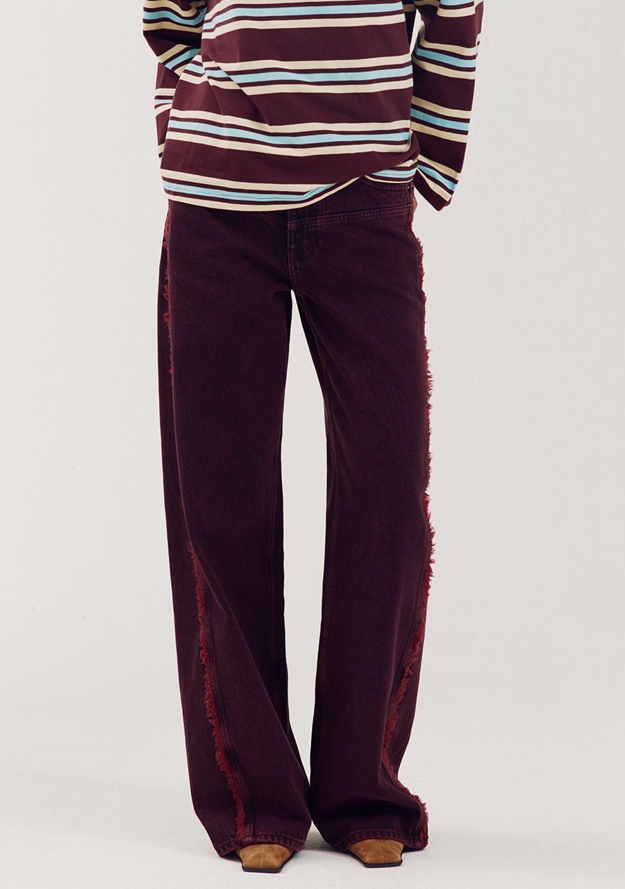 Charissa pants tipsy red