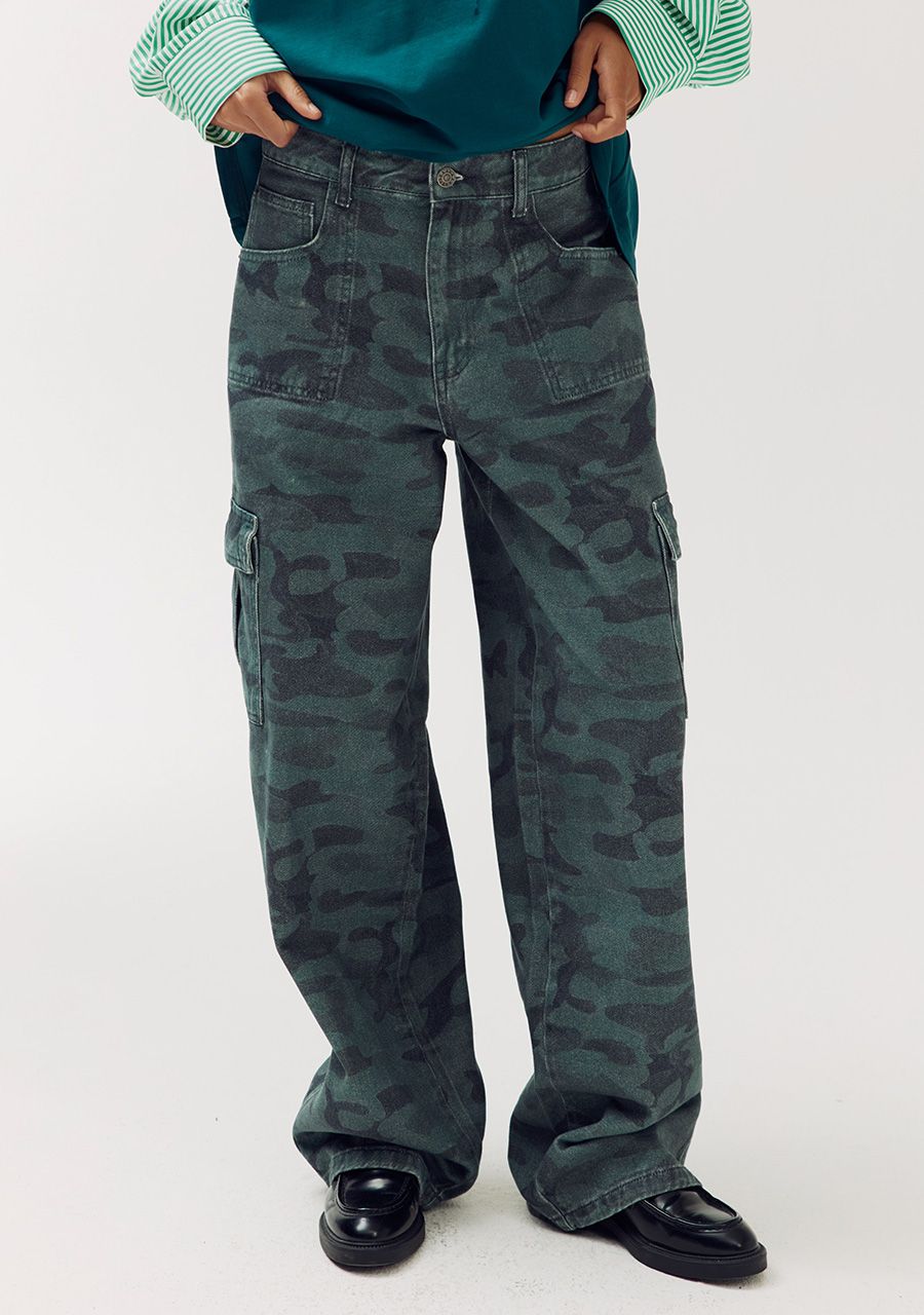 Dana pants camo teal