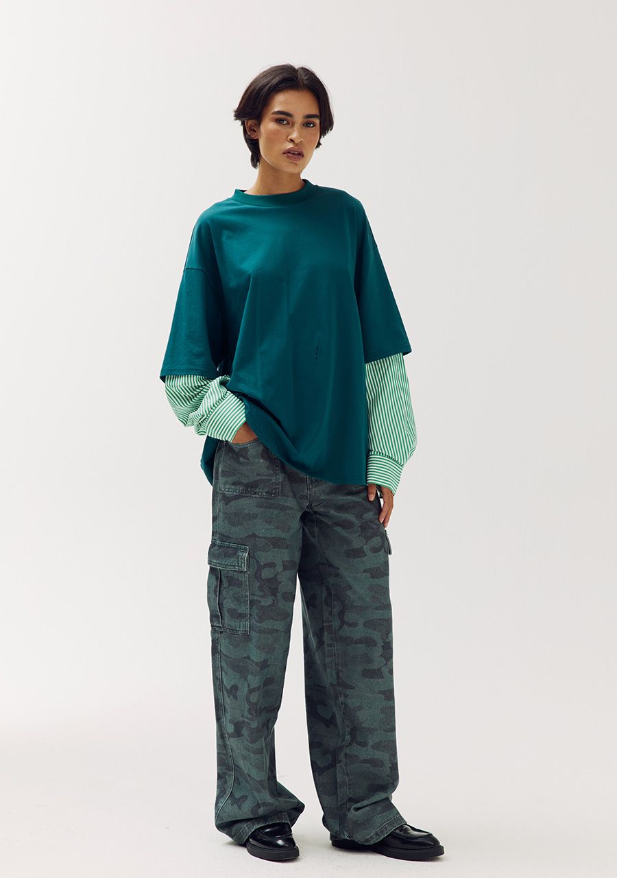 Dana pants camo teal