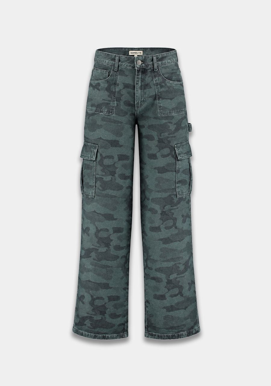 Dana pants camo teal