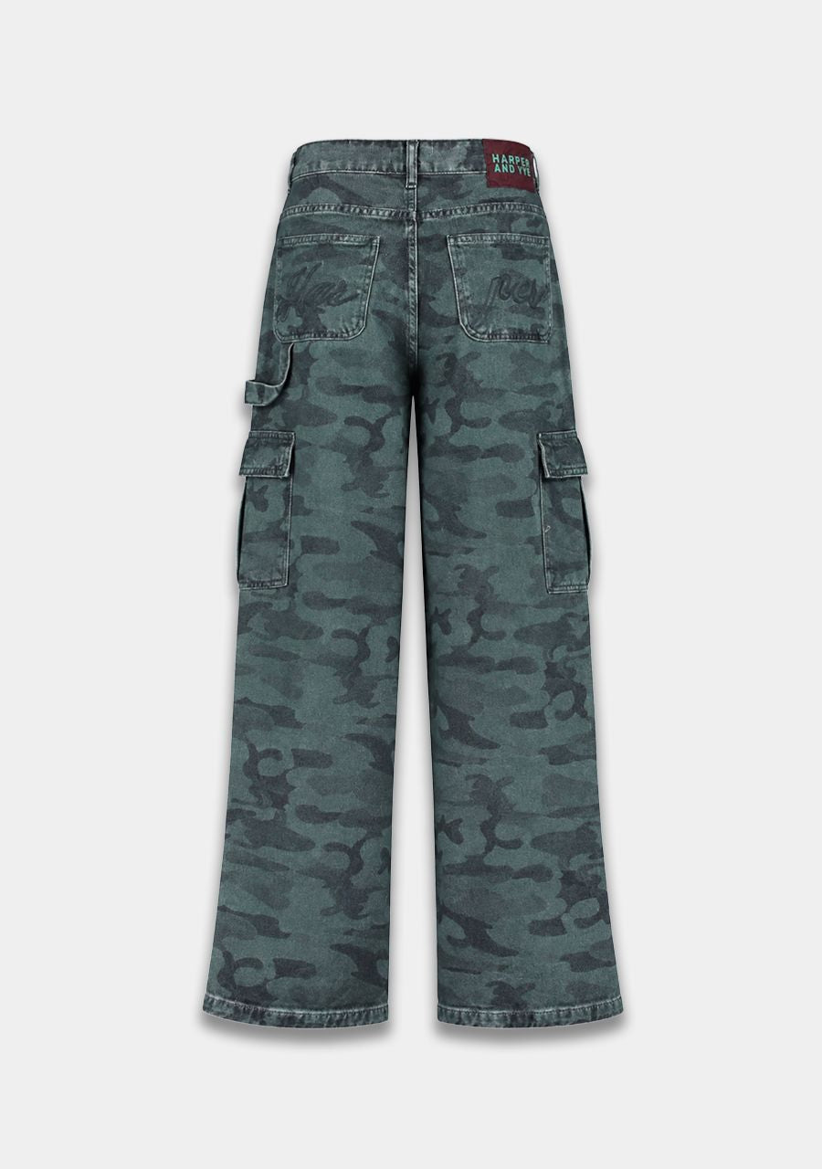 Dana pants camo teal