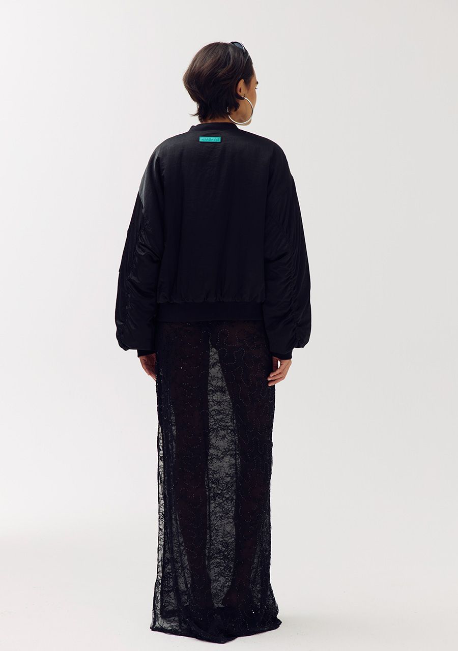 Lenora bomber jacket vlack