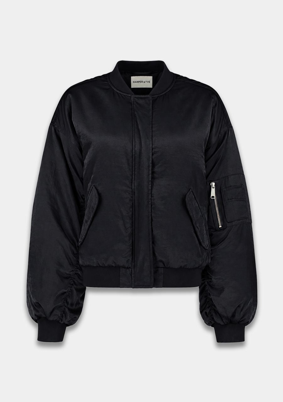 Lenora bomber jacket vlack