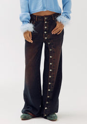 Ise pants brown washing